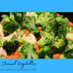 Steamed Healthy Vegetables Healthy, Fibre Rich Veggies - microwave