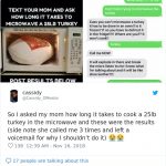 People Ask Their Parents How To Cook A 25 Lb Turkey In A Microwave And Here  Are 31 Hilarious Responses - Success Life Lounge