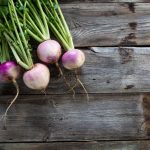 imperfect organic turnips, fresh green tops on authentic wood background |  Turnip, Vegetables, Freezing vegetables