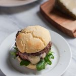 Stuffed Lamb Burgers + Paleo Burger Buns - A Calculated Whisk