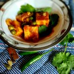 Kadhai Matar Paneer (Paneer and Green Peas)- A Microwave recipe