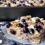 Blueberry Almond Baked Oatmeal • Dance Around the Kitchen