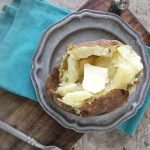 7 Minute Recipe • Microwave Baked Potato • Loaves and Dishes