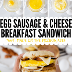 Microwave Breakfast Sandwich - Cooking With Karli