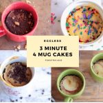 Eggless 3 minute 4 Mug Cakes - food-trails