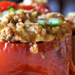 Microwave Stuffed Bell Peppers