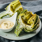 Learn how to cook an artichoke in the microwave! The artichoke sits in a  covered dish with water and cooks v… | Easy cooking recipes, How to cook  artichoke, Recipes