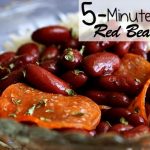 5-Minute Red Beans & Rice Recipe - Nerdy Mamma