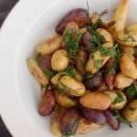Oven Roasted Fingerling Potatoes with Herbs & Vinegar Recipe | Food & Drink  | Rip & Tan