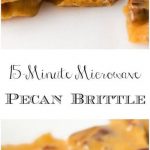 15-Minute Microwave Pecan Brittle | Recipe | Brittle recipes, Recipes, Pecan  recipes