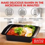 Microwave Instant Ramen Noodles in 3 Minutes 2 Pack Microwave Ramen Cooker  BPA Free and Dishwasher Safe absolutebeauty.co.za