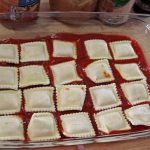 No Boil Ravioli Bake | No pre-boiling required, layer it in frozen!