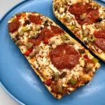 How To Make Frozen French Bread Pizza in the Air Fryer - Fork To Spoon