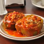 Microwave Stuffed Bell Peppers Recipe | CDKitchen.com
