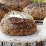 Easy Air Fryer Baked Potatoes - Bitz & Giggles