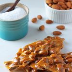 Almond Brittle made in the Microwave - Dessert for Two