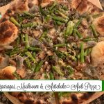 Take-out Tuesday, Artichoke, Mushroom & Asparagus Pizza | The Painted Apron