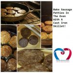 Bake Sausage Patties in Cast Iron