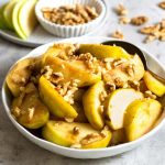 10 Minute Microwave Baked Apples | Back To The Book Nutrition