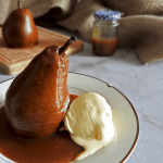Salted Caramel Baked Pears - Feed Your Sole