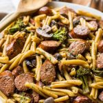 Balsamic Pasta with Chicken Sausage, Broccoli and Mushrooms | The Beach  House Kitchen