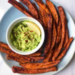 Oven-Baked Spicy Sweet Potato Fries - The Dish On Healthy