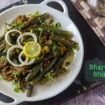 Bharwan Bhindi-Stuffed Bhindi in Microwave - Kali Mirch - by Smita
