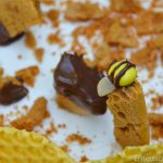 Honeycomb Cake with Sponge Toffee Garnish | Entertablement