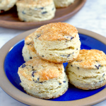 Blueberry Coconut Cream Scones - Two of a Kind