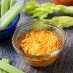 Microwave Keto Buffalo Chicken Dip for 1 - low carb snack in 5 minutes!
