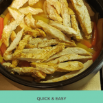Quick Chicken Fajitas - Blessings by Me - Recipes