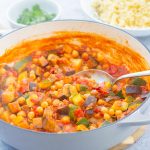 Chickpea Ratatouille and Couscous (Vegan) - Easy Peasy Foodie