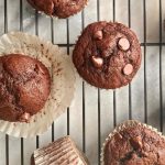 Double Chocolate Banana Muffins - The Nostalgic Crumb