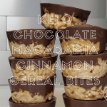 KETO CHOCOLATE MACADAMIA CINNAMON CEREAL BITES -