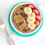 Chocolate Quick Oats with Almond Butter - Always Nourished