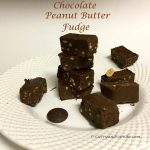 2-Ingredient Chocolate Peanut Butter Fudge - CurryandVanilla