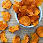 Crunchy Oven Baked Sweet Potato Chips - Clean Eats, Fast Feets