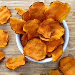 Crunchy Oven Baked Sweet Potato Chips - Clean Eats, Fast Feets