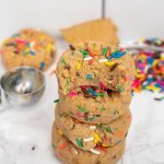 No-Bake Birthday Cake Protein Cookies | MacroChef