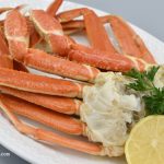 Snow Crab Legs With Garlic Butter · Major Gates