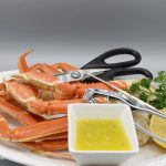 Snow Crab Legs With Garlic Butter · Major Gates