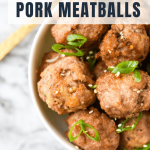 Easy Asian Pork Meatballs - Meal Plan Addict