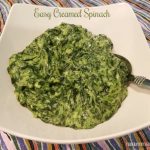 Easy Creamed Spinach (serves 4) / The Grateful Girl Cooks!