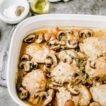 Super EASY Chicken Thigh Mushroom Casserole Recipe - Munchkin Time