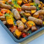 Easy Sausage and Sweet Potato Traybake - Easy Peasy Foodie