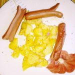 Frankfurters and potatoes in the microwave | Microwave recipes