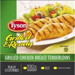 Great Recipes from Tyson » Fully Cooked Grilled Chicken Breast Tenderloins