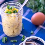 2 Minute Microwave Scrambled Eggs Meal Prep - Savor + Savvy
