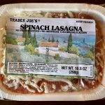 Trader Joe's Frozen Spinach Lasagna Review – Club Trader Joe's