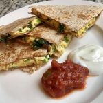 Make-Ahead Breakfast Quesadilla - Andrea Docherty Nutrition